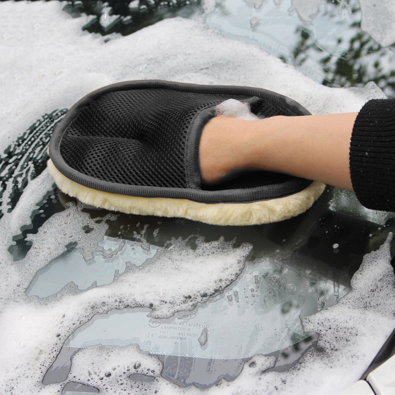 Guante de Microfibra para Lava - Car Detailing Wash Mitt Microfiber Wool reseña y precio