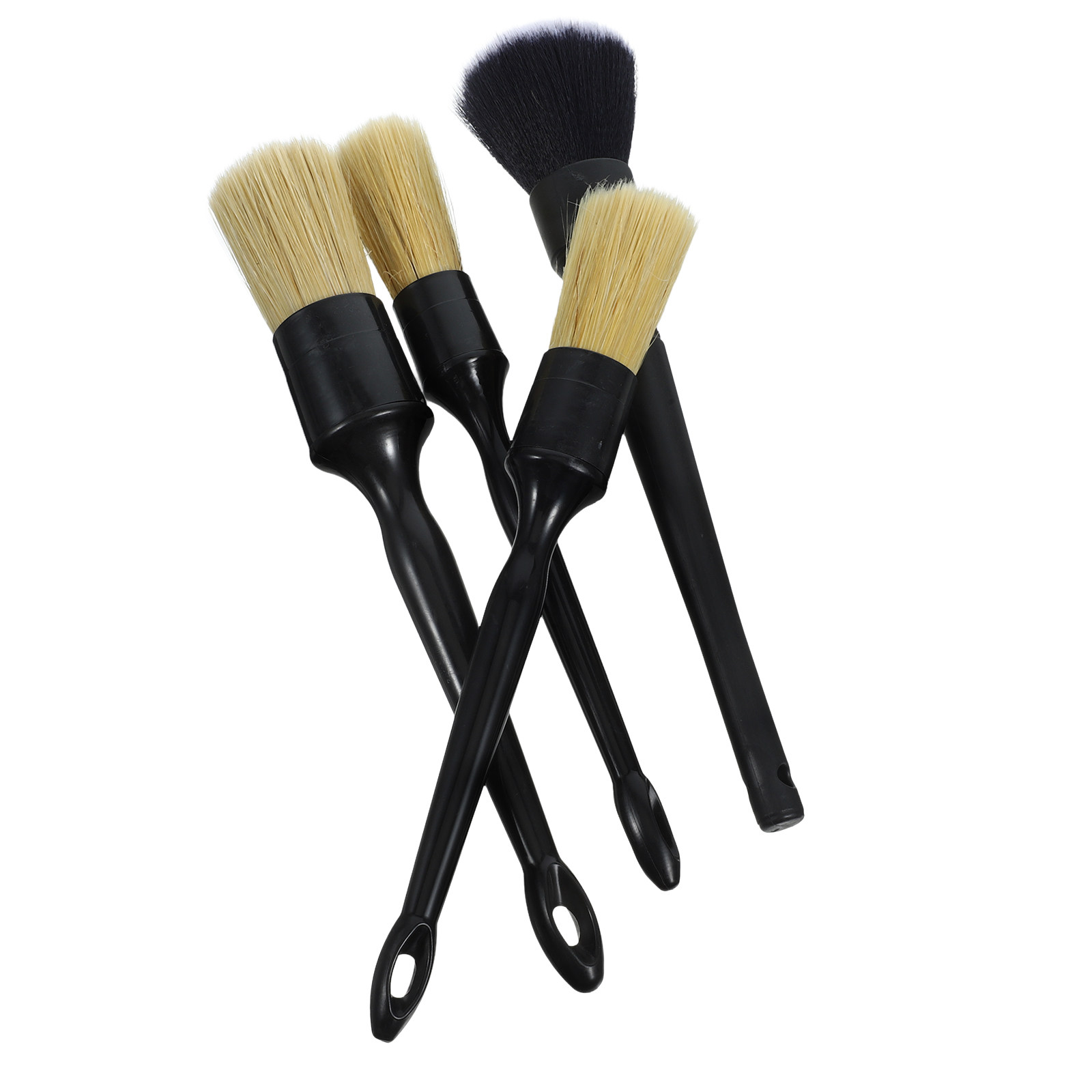 1 juego de cepillos para el cu - Car Detailing Brush Set Boar Hair Interior reseña y precio