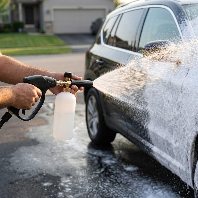 Cañón de Espuma para Lavadora  - Foam Cannon Pressure Washer Wide Mouth reseña y precio