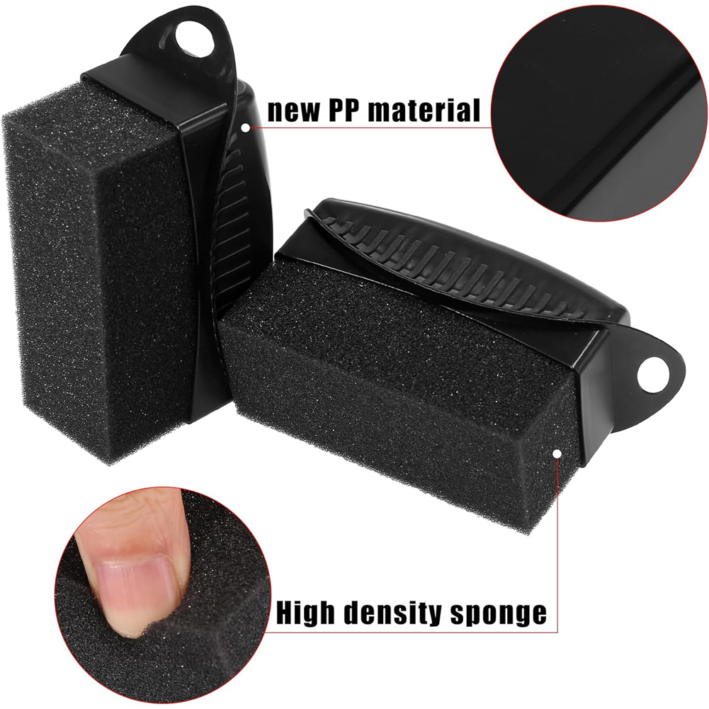 Aplicador de Cera para Neumáti - Tire Shine Applicator Curved Sponge Brush reseña y precio