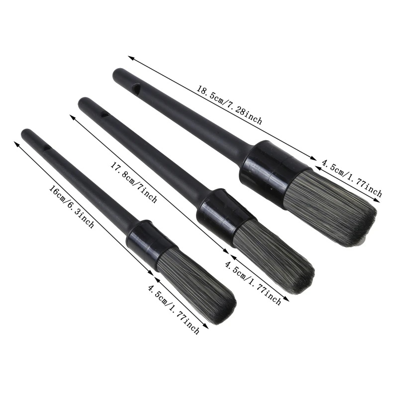 Juego de 50 cepillos de limpie - Car Detailing Brush Set Boar Hair Interior reseña y precio
