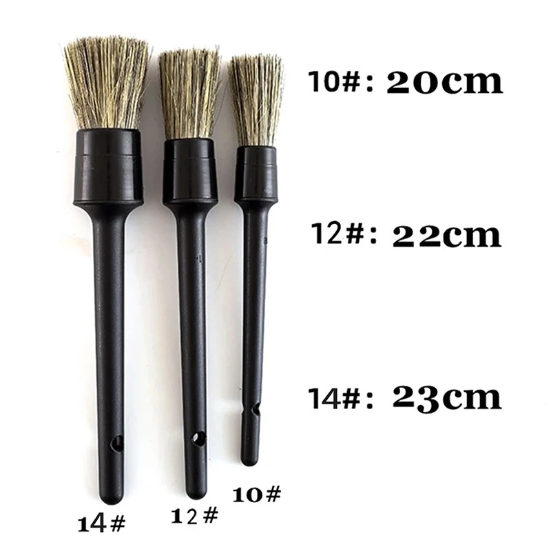 Juego de 50 cepillos de limpie - Car Detailing Brush Set Boar Hair Interior reseña y precio