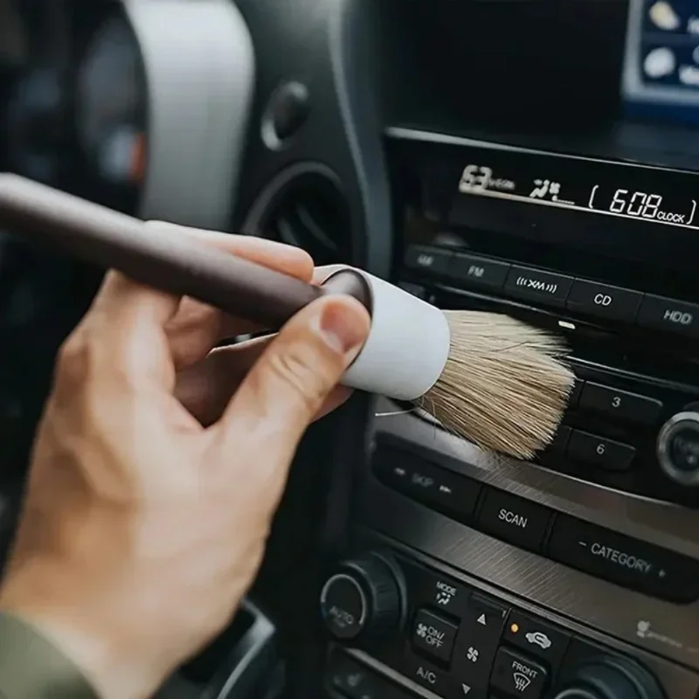 Juego de 3 Cepillos de Pelo de - Car Detailing Brush Set Boar Hair Interior reseña y precio