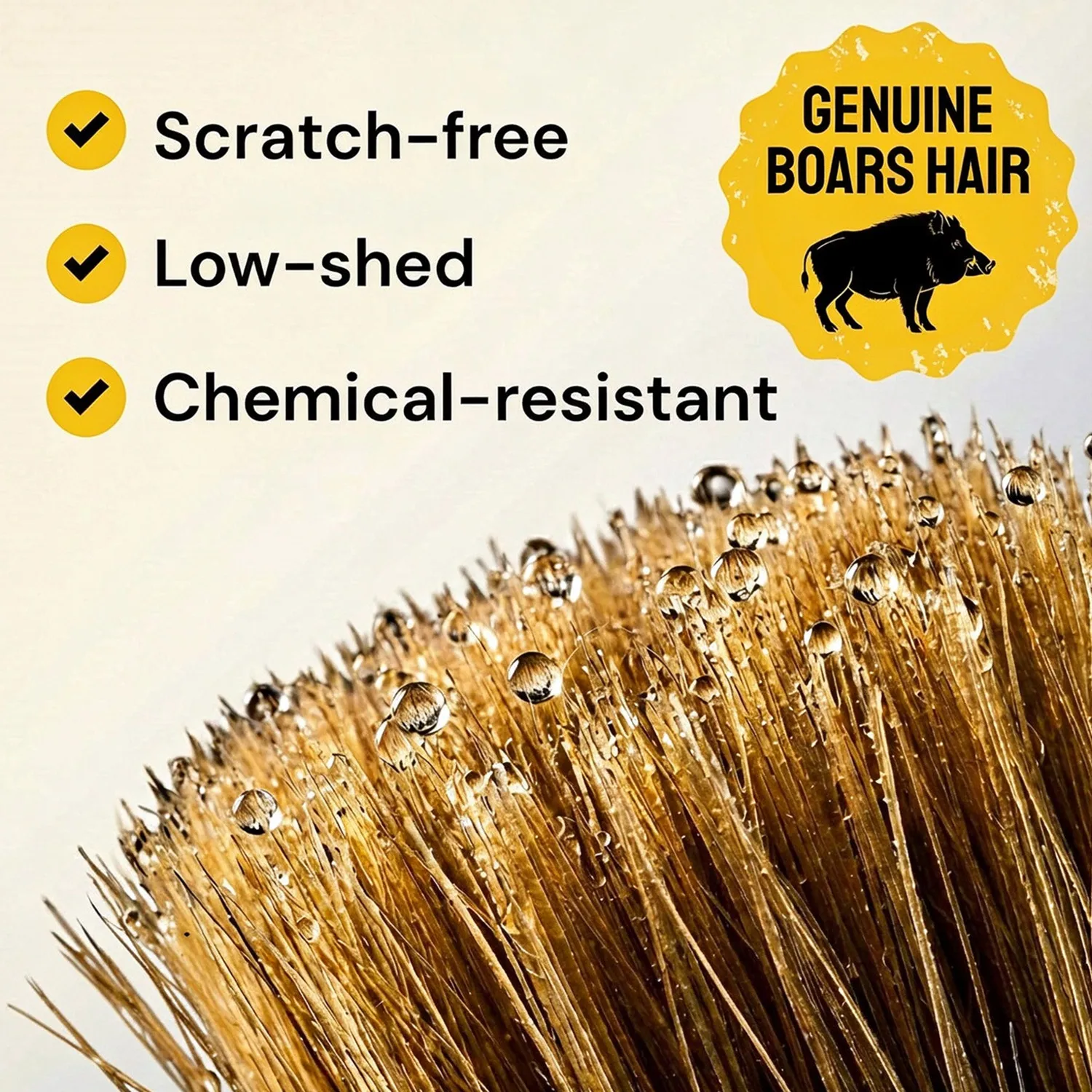 Juego de 3 cepillos para el cu - Car Detailing Brush Set Boar Hair Interior reseña y precio