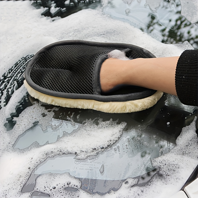 Guante de Microfibra para Lava - Car Detailing Wash Mitt Microfiber Wool reseña y precio