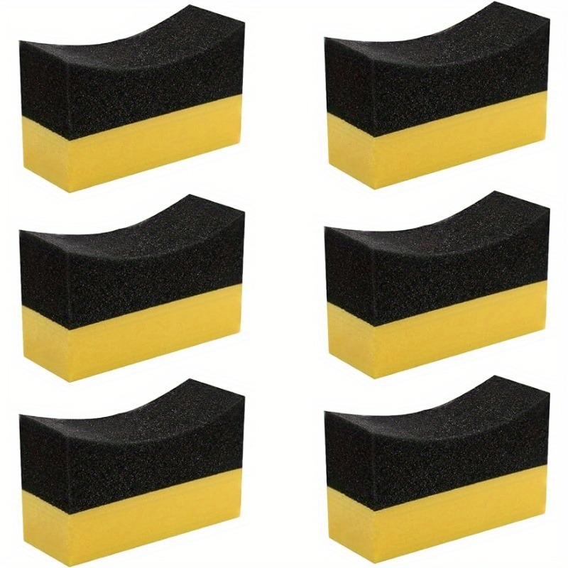 Almohadillas aplicadoras de br - Tire Shine Applicator Curved Sponge Brush reseña y precio