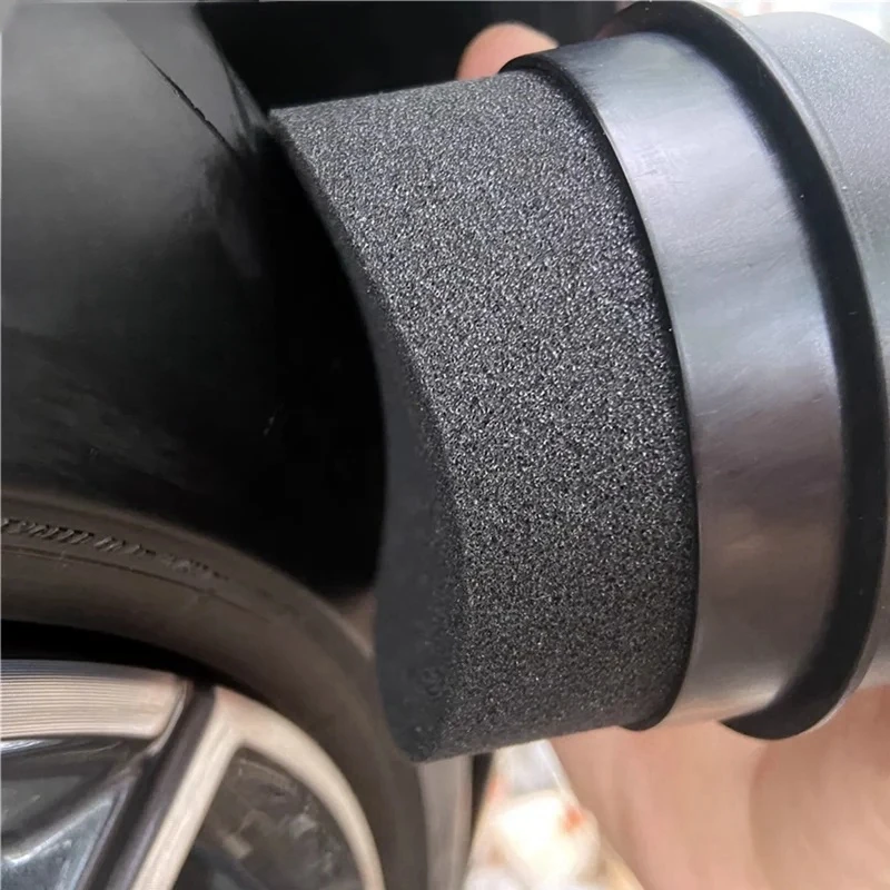 Esponja para encerar neumático - Tire Shine Applicator Curved Sponge Brush reseña y precio