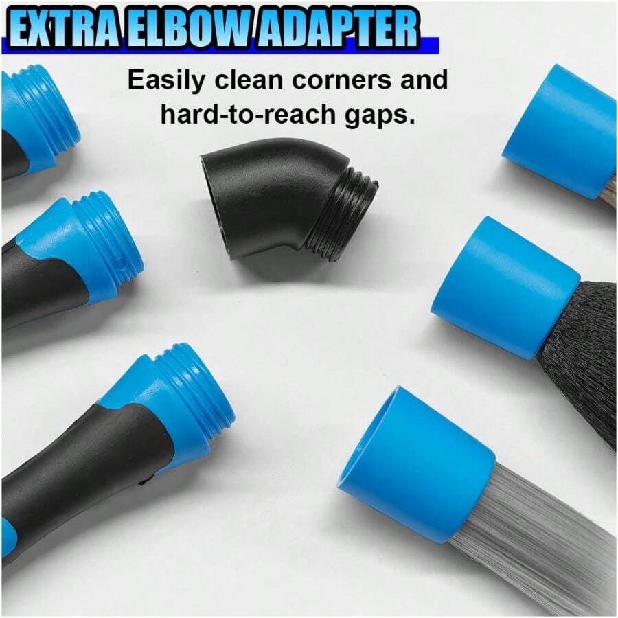 Juego de 3 cepillos para detal - Car Detailing Brush Set Boar Hair Interior reseña y precio